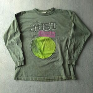Vintage 90s Alore Green T-shirt XL It's Just A Game Volleyball Made in USA